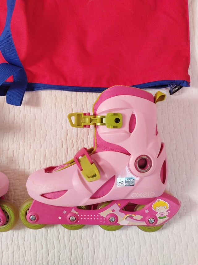 Patines Oxelo 34-36 + bolsa