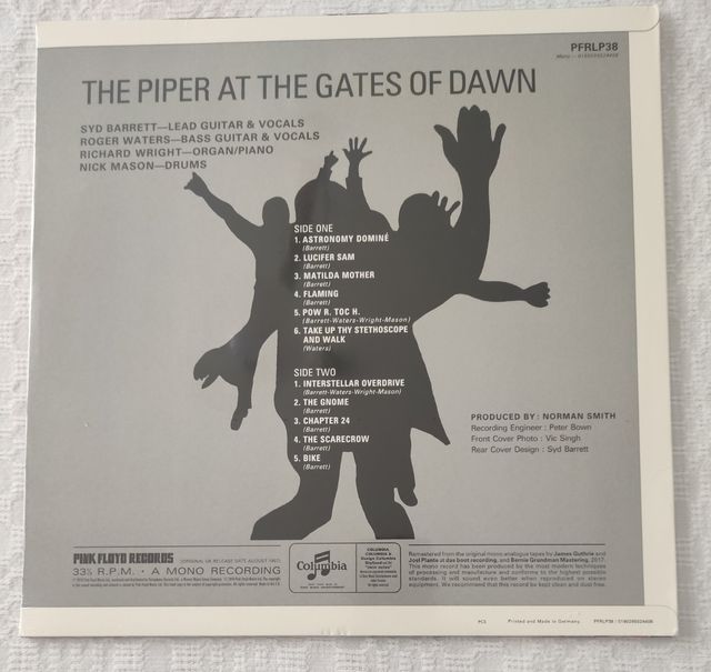 LP  Pink Floyd ‎- The Piper At The Gates Of Dawn 