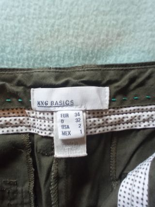 Pantalones Mango Básica mujer talla 34