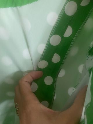 Vestido de Sevillana, verde oliva. T 10-13 años