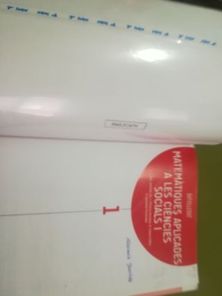 Libro matemáticas 1 bachillerato