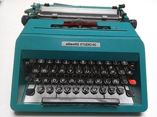 maquina de escribir olivetti studio 45