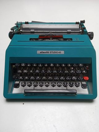 maquina de escribir olivetti studio 45