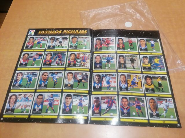 album cromos  liga 98-99
