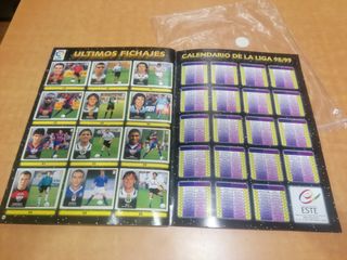 album cromos  liga 98-99