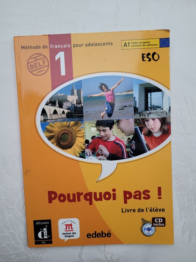 Pourquoi pas! 1° ESO Con CD Ed. Edebé IMPECABLE