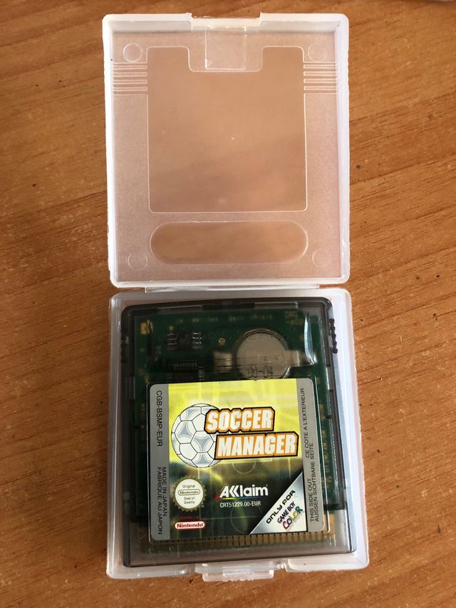 Juego Gameboy Color Soccer Manager 