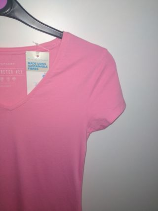 camiseta rosa Nueva