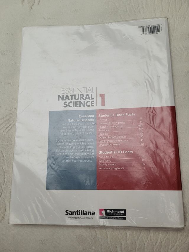 Natural Science Essential 1° ESO Santillana
