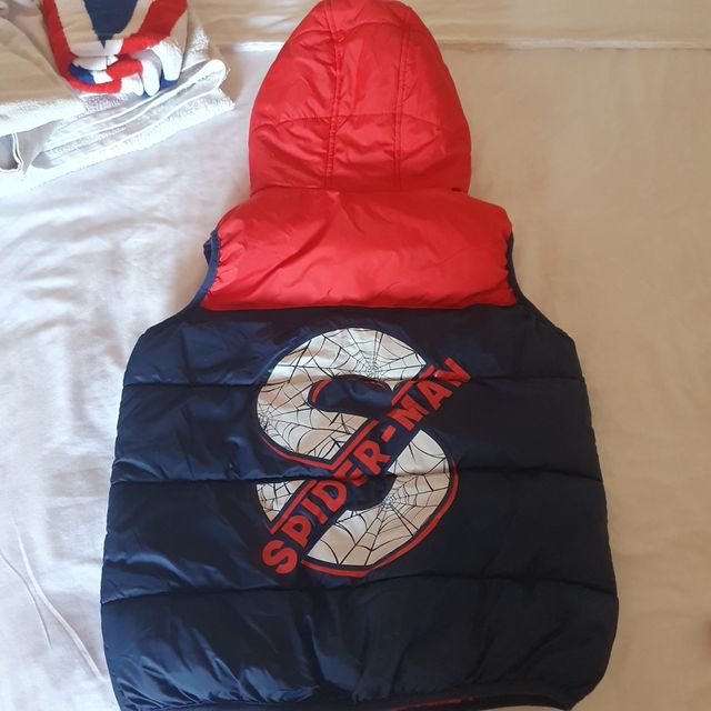 Chaleco acolchado Spiderman