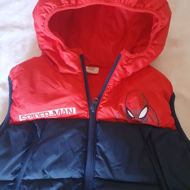 Chaleco acolchado Spiderman