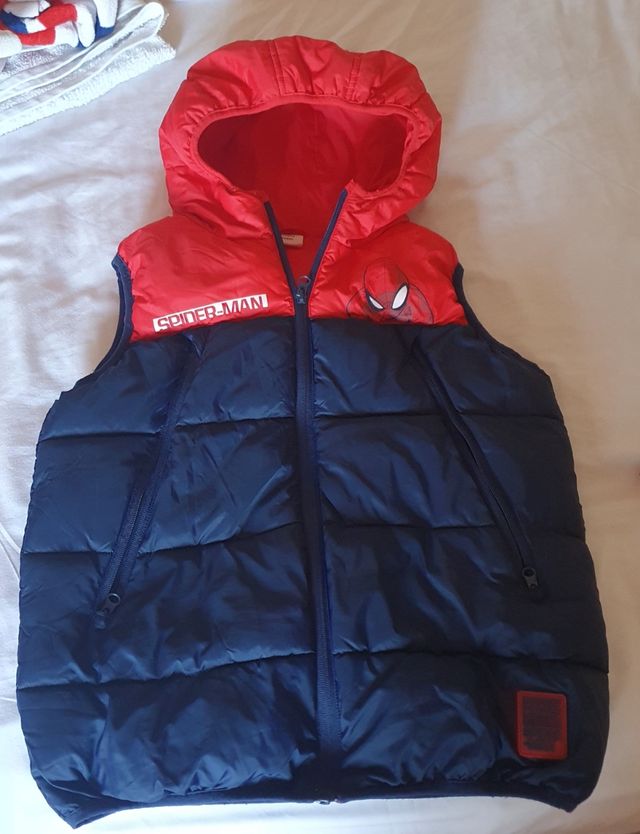 Chaleco acolchado Spiderman