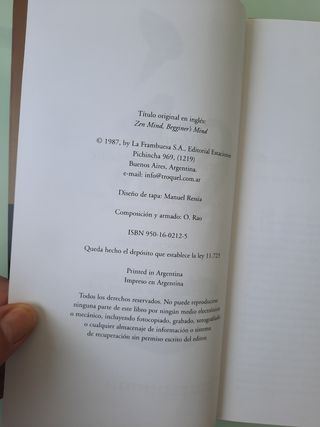 Mente Zen, mente de principiante