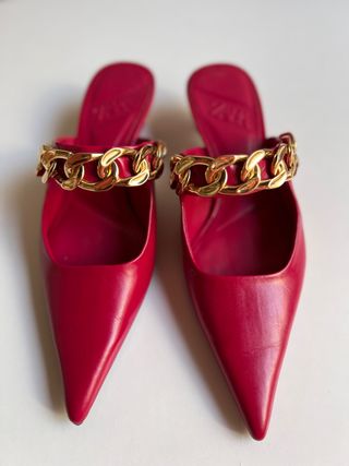 mules fucsia