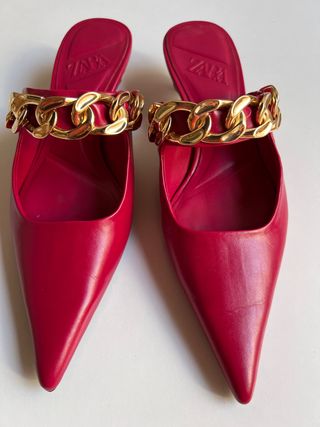 mules fucsia