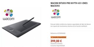 Tableta gráfica - Wacom Intuos Pro M