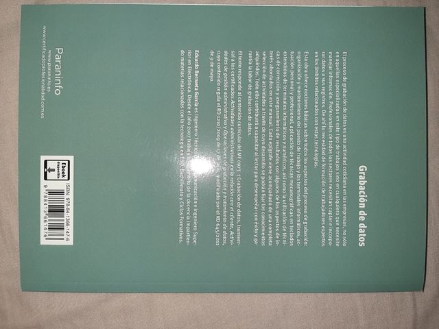 Grabación de datos. MF0973_1