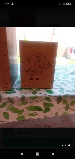 Cajón flamenco personalizado