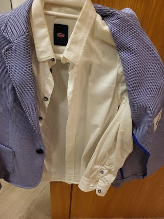 americana niño y camisa bugati niño
