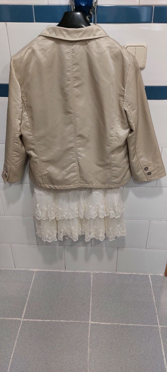 vestido de fiesta y torera