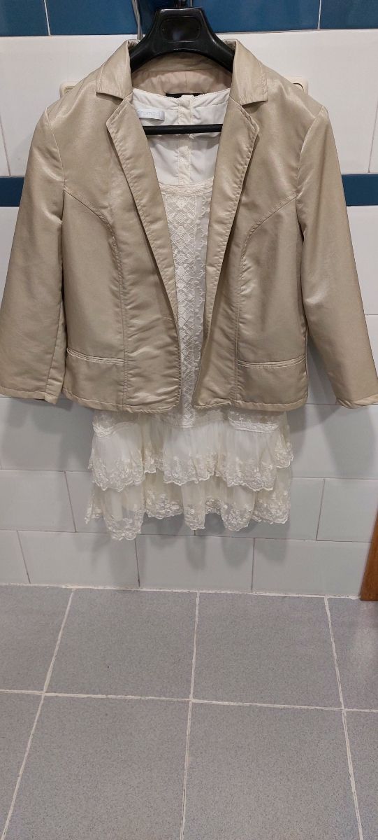 vestido de fiesta y torera