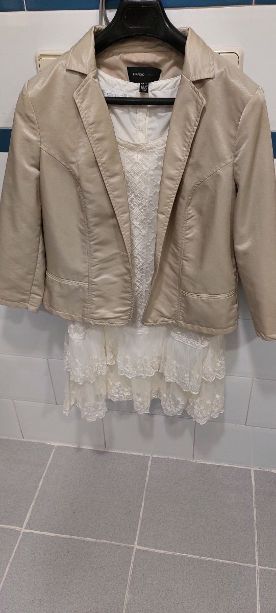 vestido de fiesta y torera