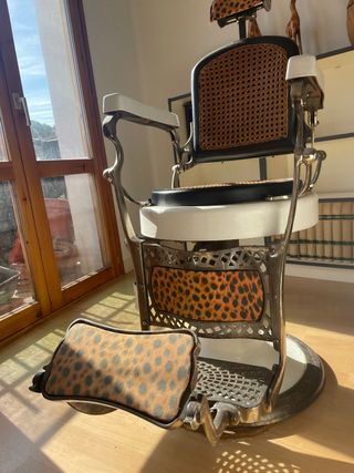 silla de barbero antigua