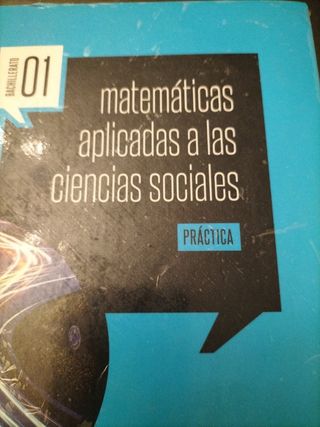Libro de matemáticas para 1 bachillerato.