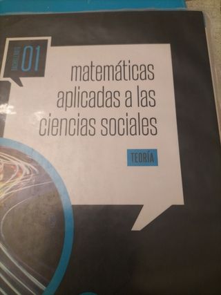 Libro de matemáticas para 1 bachillerato.