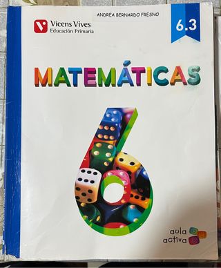Libro de Matemáticas de sexto de primaria