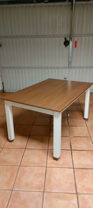 Mesa comedor ampliable + 4 sillas