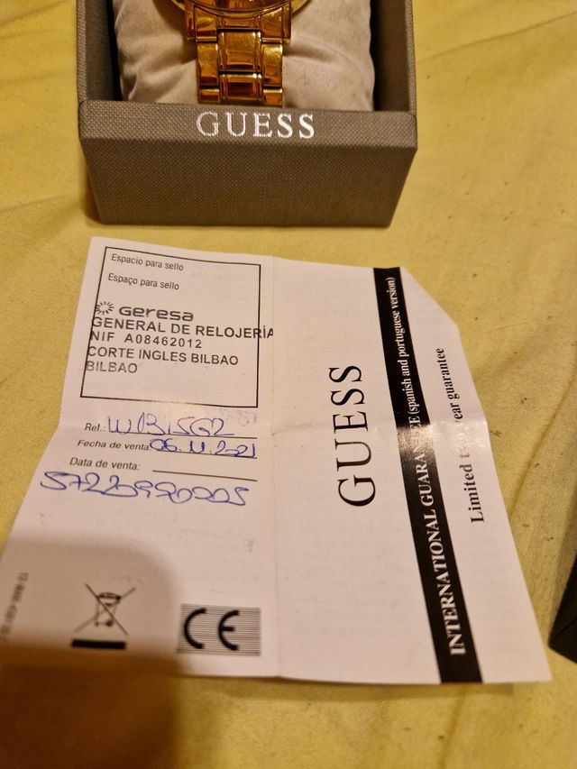 reloj marca Guess