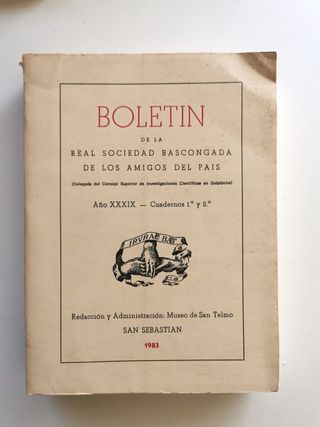 Euskera-Lengua vasca 19€/ Boletin RS BASCONGADA 13
