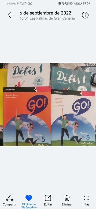 libros francés e inglés
