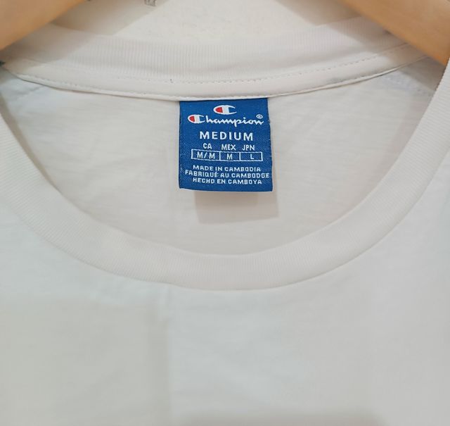 Camiseta deportiva Champion blanca 😎