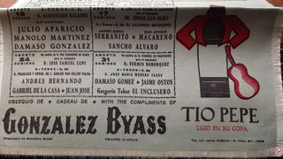 Cartel de toros. SEMANA GRANDE DONOSTIARRA. 