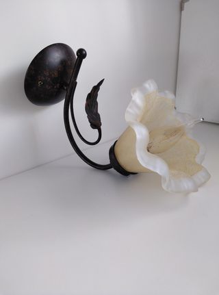 2 Apliques pared de latón, Fabrilamp