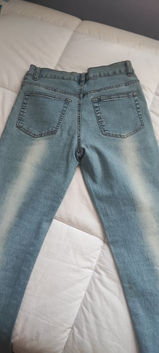 Pantalón vaquero campana, elástico.S.Nuevo