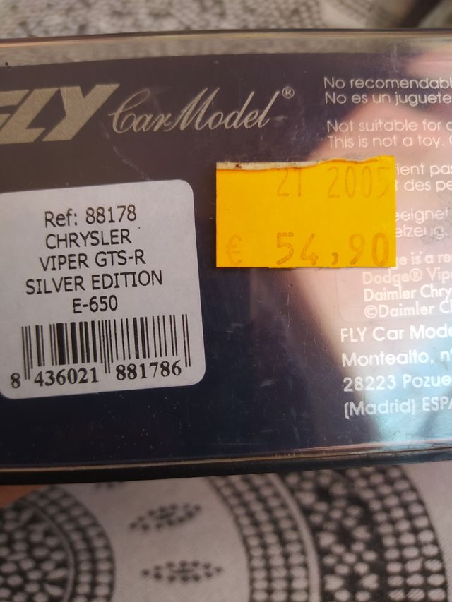 coche slot Scalextric marca fly