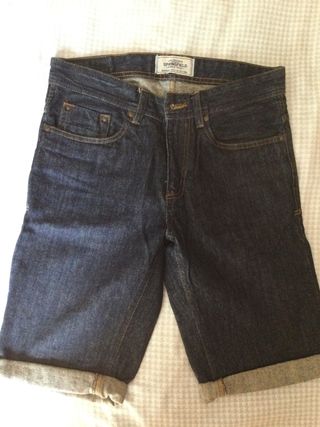 vaquero, pantalón, bermuda corto SPRIGFIELD hombre
