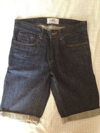 vaquero, pantalón, bermuda corto SPRIGFIELD hombre