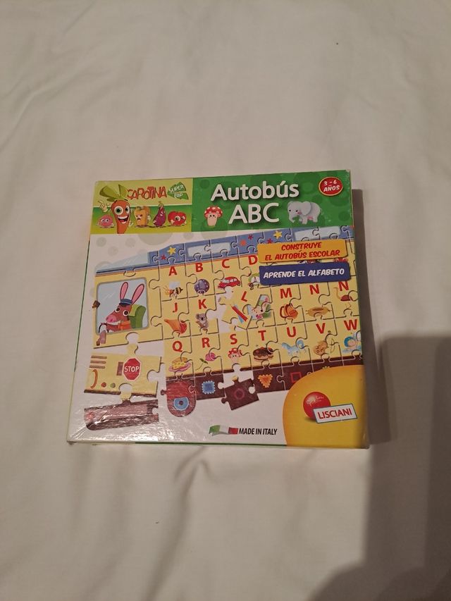 Puzzle Autobus ABC Carotina Aprende el abecedario