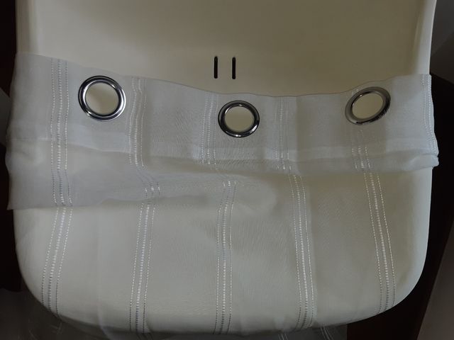 Cortina tul rayas ikea