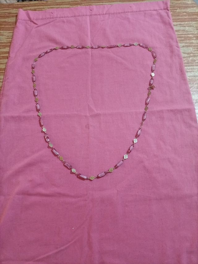 collana elegante glicine e dorata