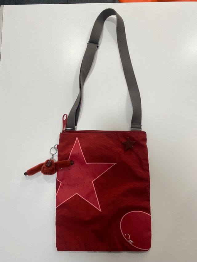 Bolso Kipling Rojo/Granate