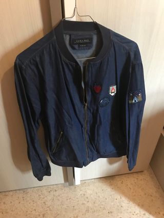 bomber vaquera hombre
