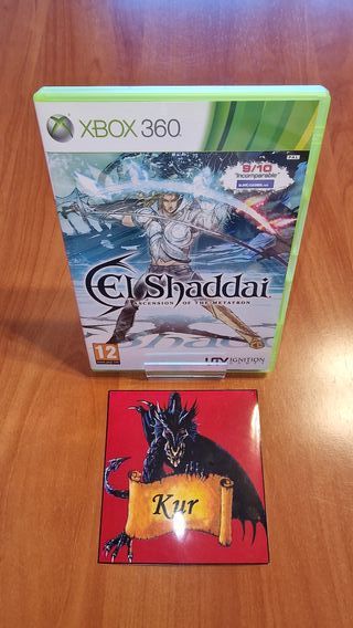 🔴 EL SHADDAI XBOX 360 COMPLETO PAL ESP COMO NUEVO