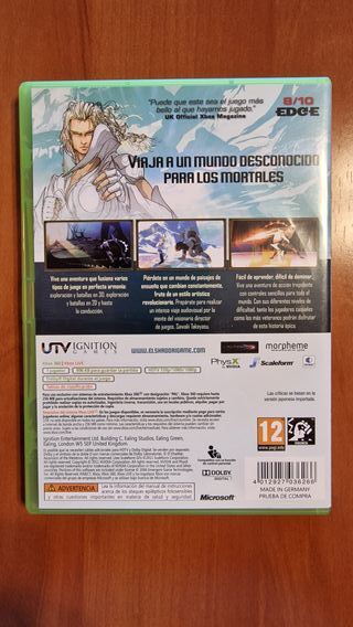 🔴 EL SHADDAI XBOX 360 COMPLETO PAL ESP COMO NUEVO