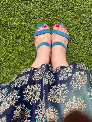 Sandalias turquesa 39