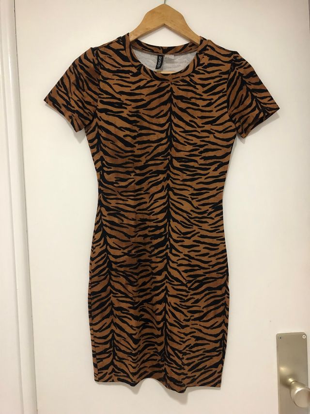 Vestido tigre punto